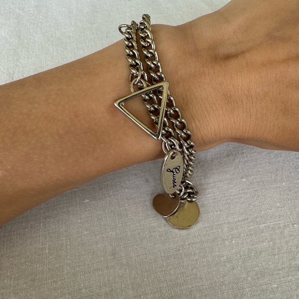 Guess Chain Bracelet with Charms